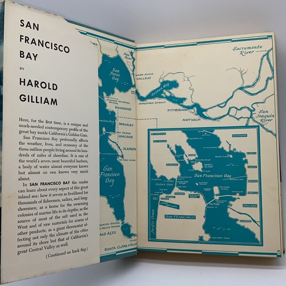 San Francisco Bay by Harold Gilliam 1957 Hardcover with Dust Jacket Vintage - Picture 6 of 14